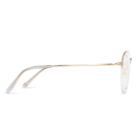 John Jacobs Gold Half Rim Round right side