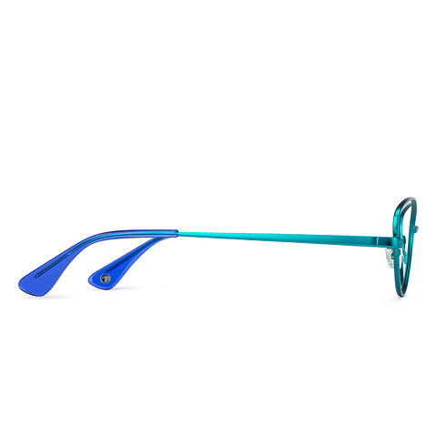 John Jacobs Online Green Full Rim Cat Eye right side