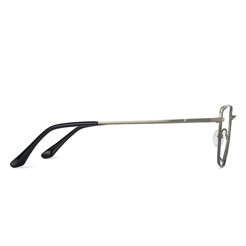John Jacobs Dark Gray Full Rim Square right side