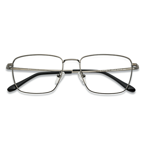 John Jacobs Dark Gray Full Rim Square right side