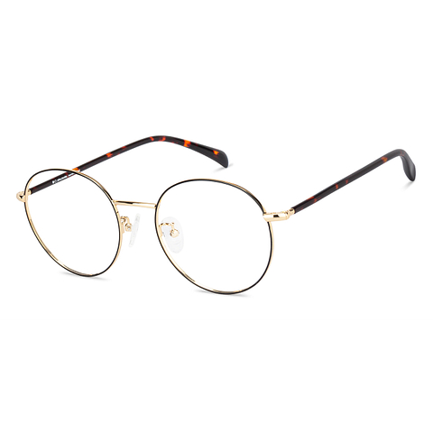 John Jacobs Online Gold Full Rim Round left side