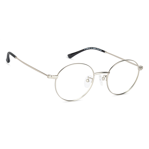 John Jacobs Online Gray Full Rim Round left side