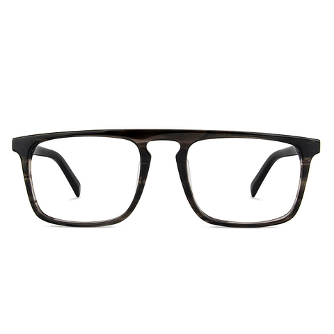 John Jacobs Online Grey Full Rim Wayfarer right side