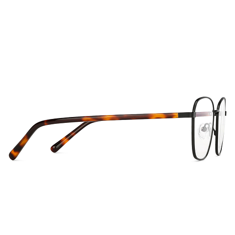John Jacobs Online Black Full Rim Square left side