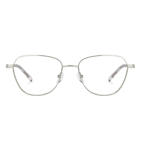 John Jacobs Online Silver Full Rim Square left side