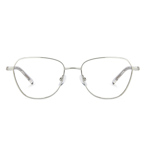 John Jacobs Online Silver Full Rim Square left side