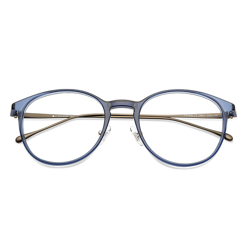 John Jacobs Online Blue Full Rim Round left side