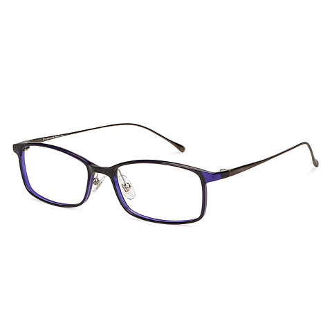 John Jacobs Online Sky Blue Full Rim Rectangle right side
