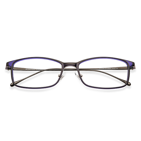 John Jacobs Online Sky Blue Full Rim Rectangle left side