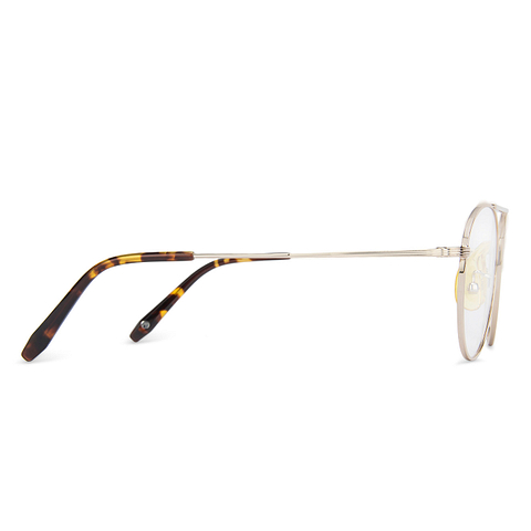 John Jacobs Gold Full Rim Round left side