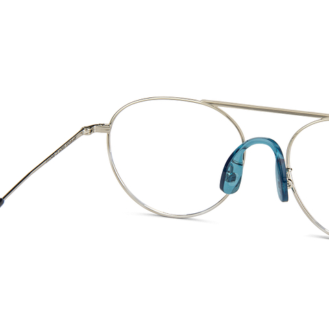 John Jacobs Silver Full Rim Round right side