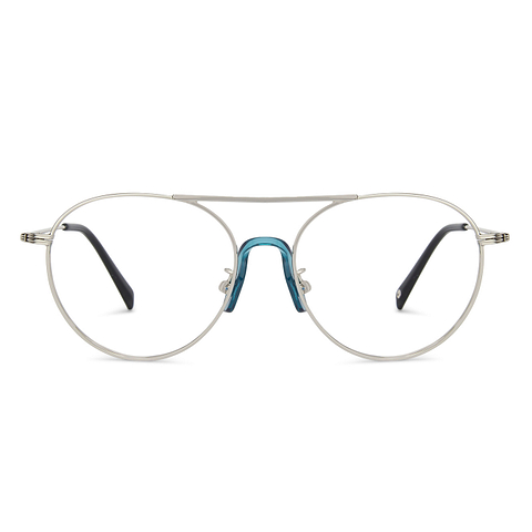John Jacobs Silver Full Rim Round left side