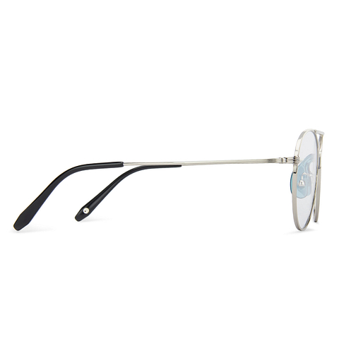 John Jacobs Silver Full Rim Round left side