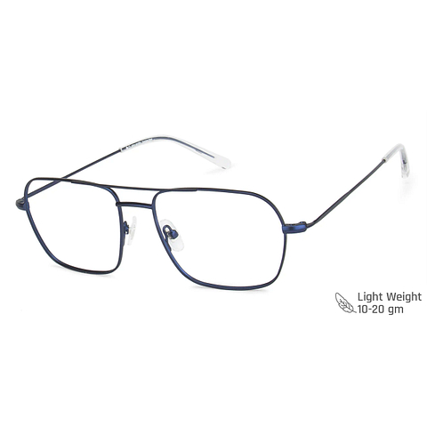 John Jacobs Blue Full Rim Aviator right side