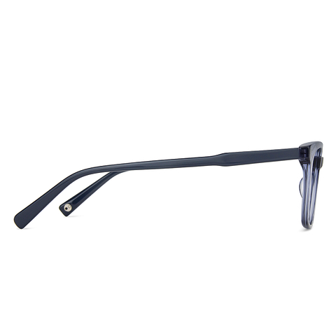 John Jacobs Blue Full Rim Rectangle left side