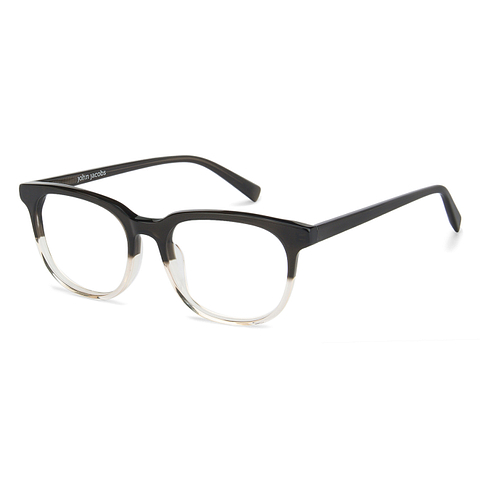 John Jacobs Online Brown Transparent Full Rim Square right side