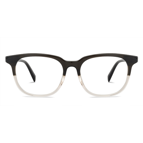 John Jacobs Online Brown Transparent Full Rim Square left side