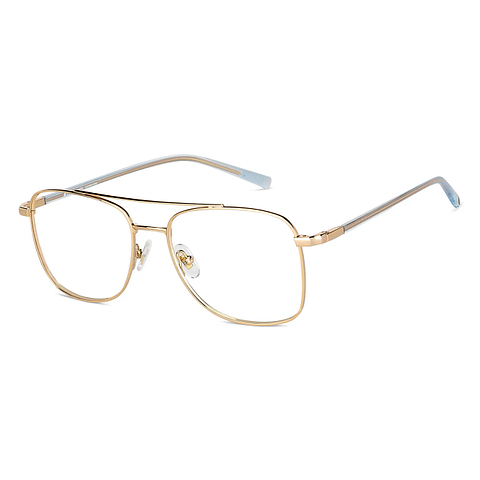 John Jacobs Online Gold Full Rim Square right side