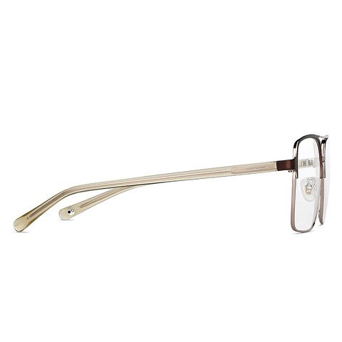 John Jacobs Online Gold Full Rim Square left side