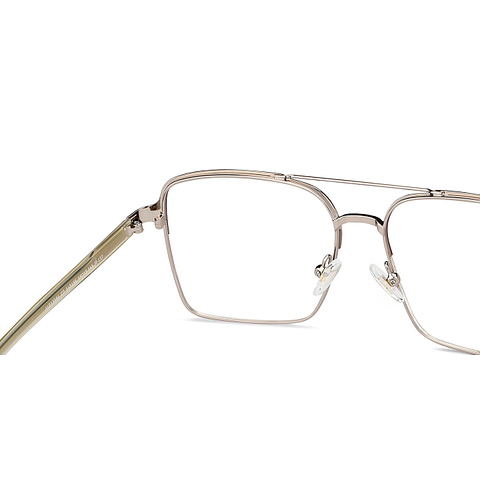 John Jacobs Online Gold Full Rim Square right side