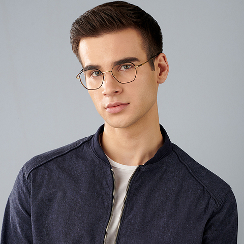 John Jacobs Online Black Full Rim Square right side