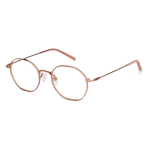 John Jacobs Rose Gold Full Rim Round right side