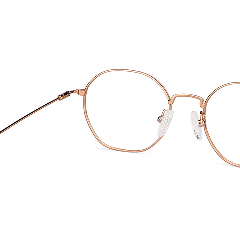 John Jacobs Rose Gold Full Rim Round right side