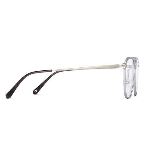 John Jacobs Online Silver Full Rim Square left side