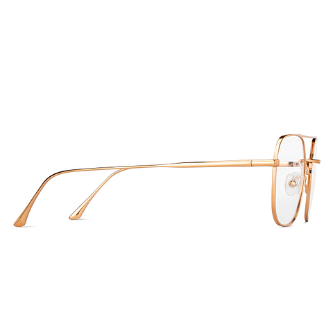 John Jacobs Online Gold Full Rim Square left side