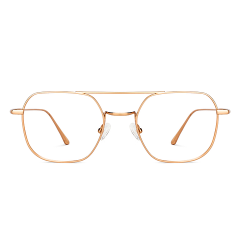 John Jacobs Online Gold Full Rim Square left side