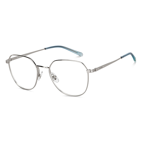 John Jacobs Online Silver Full Rim Square right side