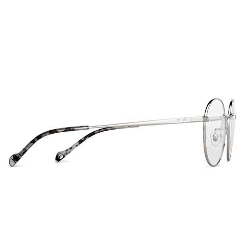 John Jacobs Silver Full Rim Round left side