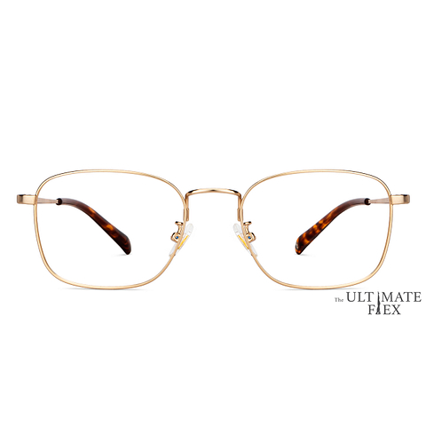 John Jacobs Online Gold Full Rim Rectangle right side