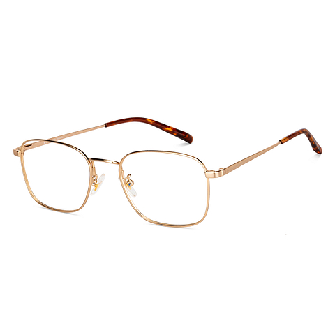 John Jacobs Online Gold Full Rim Rectangle right side