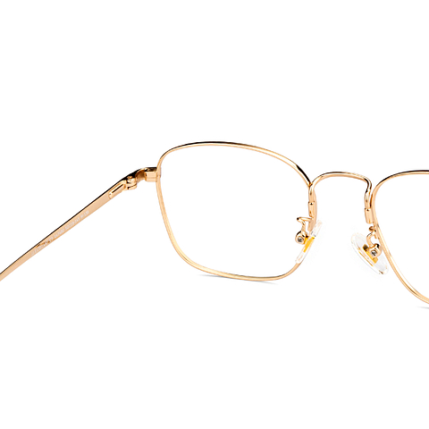 John Jacobs Gold Full Rim Rectangle right side