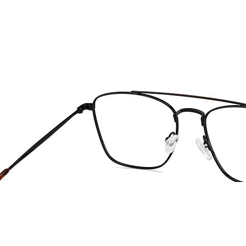 John Jacobs Online Black Full Rim Square right side