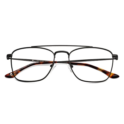 John Jacobs Online Black Full Rim Square left side