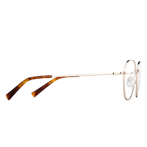 John Jacobs Online Silver Full Rim Hexagonal left side