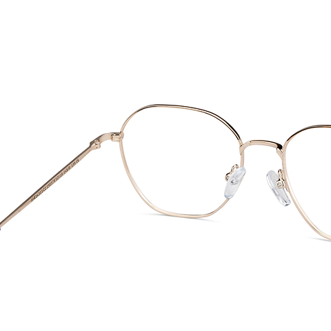 John Jacobs Online Silver Full Rim Hexagonal right side