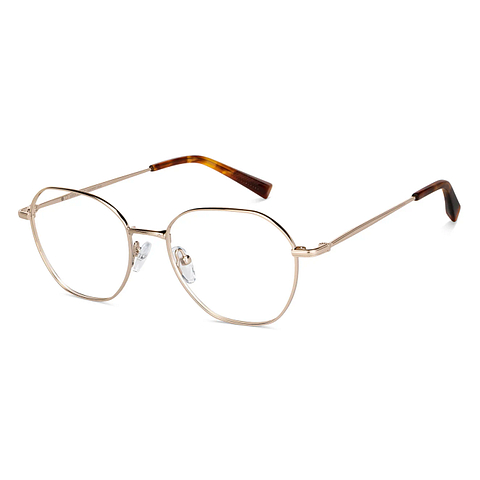 John Jacobs Online Silver Full Rim Hexagonal right side