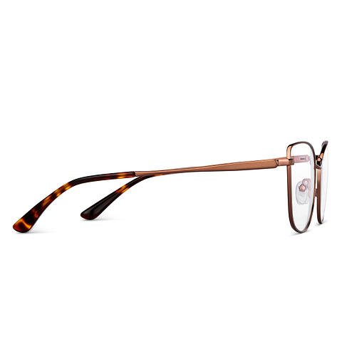 John Jacobs Copper Full Rim Cat Eye left side