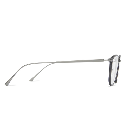 John Jacobs Online Dark Gray Full Rim Square left side