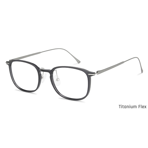 John Jacobs Online Dark Gray Full Rim Square right side