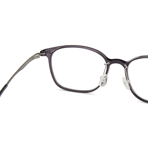 John Jacobs Titanium Flex Grey Full Rim Rectangle right side