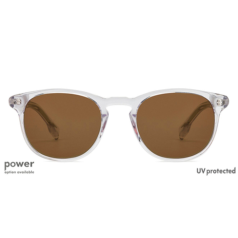 John Jacobs Online Crystal Transparent Full Rim Round left side