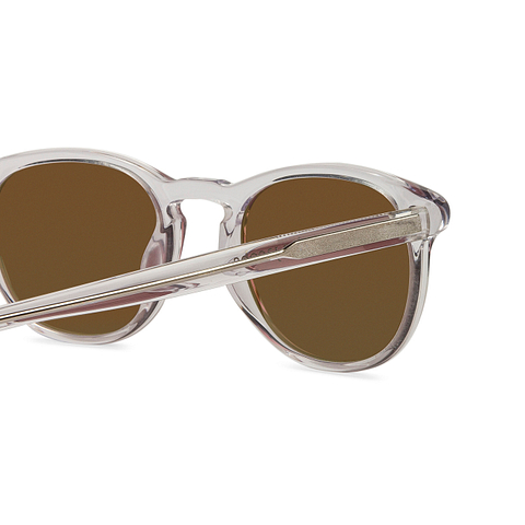 John Jacobs Online Crystal Transparent Full Rim Round left side