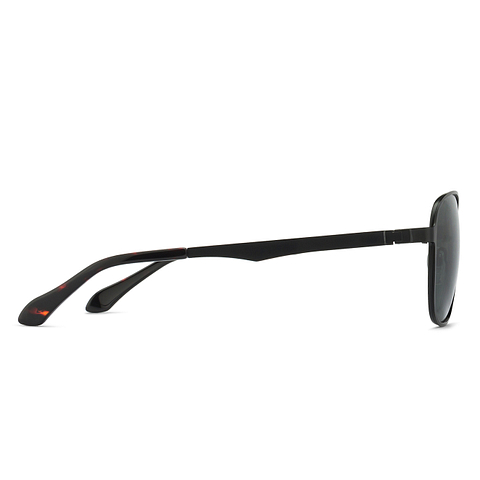 John Jacobs Black Full Rim Rectangle right side