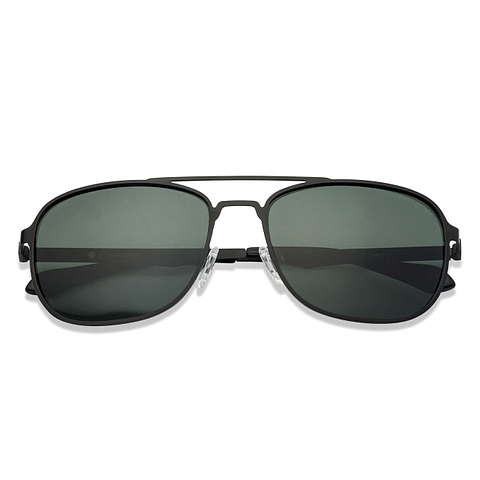 John Jacobs Black Full Rim Rectangle right side