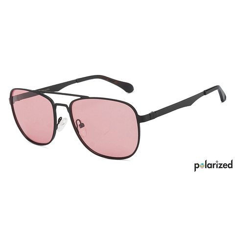 John Jacobs Black Full Rim Rectangle left side