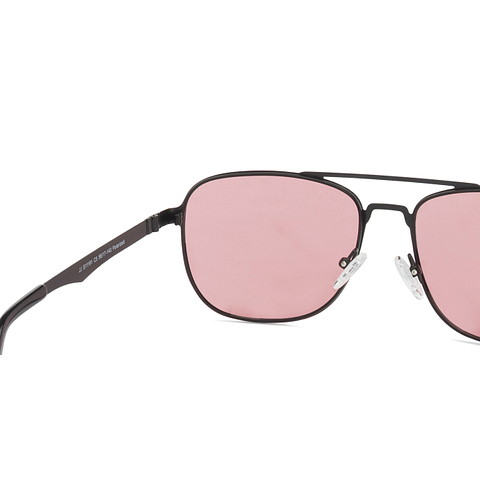 John Jacobs Black Full Rim Rectangle right side